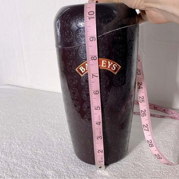 Vintage Baileys Brown Plastic Insulated Ice Bucket Bottle Cooler With Lid - Picture 3 of 12